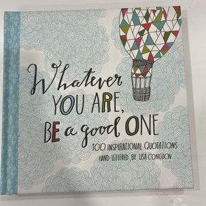 Inspirational quote book